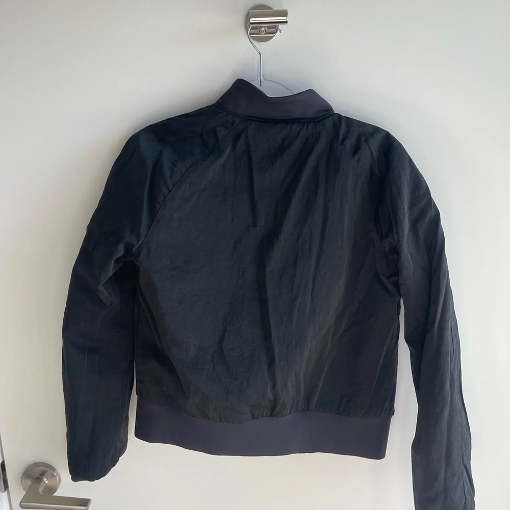 Lululemon No Stop Black Reversible Bomber Jacket